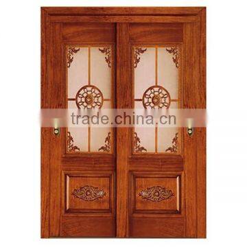 Luxury Antique Solid Wood External Door for Villa and Hotel, Finished by Handcarved BF11-12191c photo-5