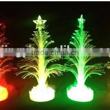 Craft Artificial LED 7colors Changing Fiber Optic Christmas Tree Decoration photo-6