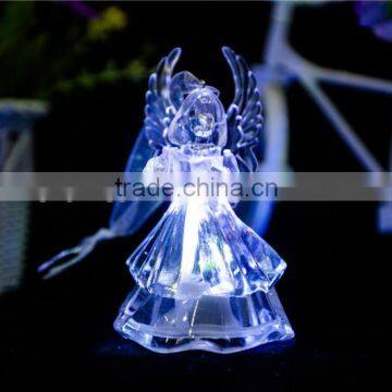 Dongguan Acrylic LED Christmas Angel With Iron Wings Decor photo-5