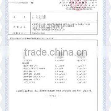 Foodstuff health report