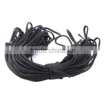 1set New Black 550 Popular Type III 7 Strand Parachute Paracord Nylon Cord Lanyard Mil Spec Core 100FT