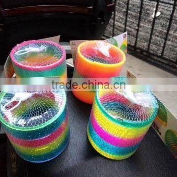 Rainbow Coil Spring Stairs Coils Extra Large Rings Super Size