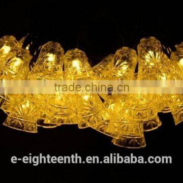Cheap Oem 20 LED Bell Shape Solar Power Holiday Light photo-2