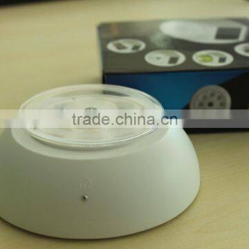 New Solar Powered Jewelry Phone Rotating Display Stand Turn Table With LED Light photo-3