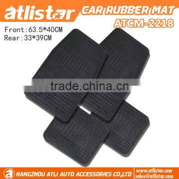 cheap rubber car floor mat in high quality black color