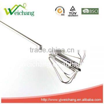 WCJ498 Stainless Steel Rotary Egg Whisk, Egg Beater,Stainless Steel Wire Manual Whisk Rotary Egg Beater Hand Mixer Kitchen Gadge photo-3