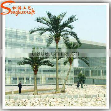 Hot Sale Outdoor Landscaping Artificial Fake Coconut Tree Decoration Palm Tree Dubai photo-4