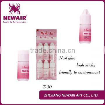 Newair friendly 3g high sticky nail glue for nail tips