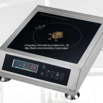 New style 5000W induction cooker 220V with CE GS CB catering equipment built-in induction warmer for buffe