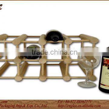 Wood Crate Wine Rack