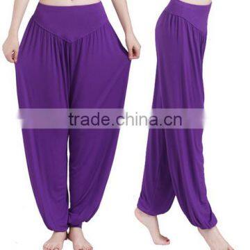 Women's Colorful Modal Fitness Gym Yoga Pants Wholesale Custom Bloomers Yoga Trousers photo-5