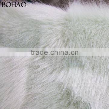Light Color Pretty Nice Looking Long Hair Artificial Fur Fabric Textile photo-2