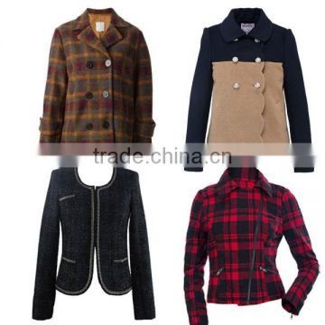 China fashion women wool jacket manufacturer/ wool jacket for women