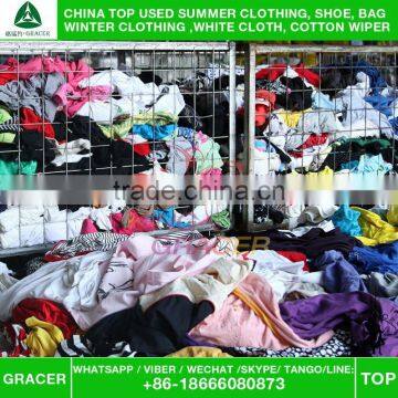 Wholesale Baled Clothing Short Sleeve Women T-Shirt Used Branded Clothes photo-4