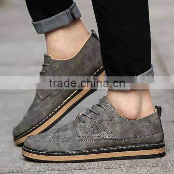 Zm35546a Latest Design Men Leather Shoes Spring Casual Lace up Shoes photo-4
