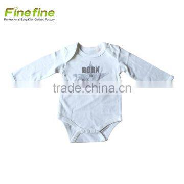 Long Sleeve Baby Clothes Organic Lovely Design Baby Romper Blank Set photo-4