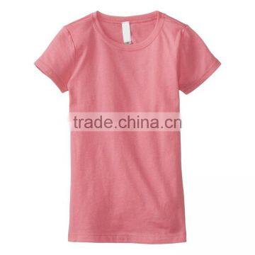 Bulk Fancy Design Short Sleeve Ladies Slim Fit Cotton Blank Tshirt Custom Print photo-3