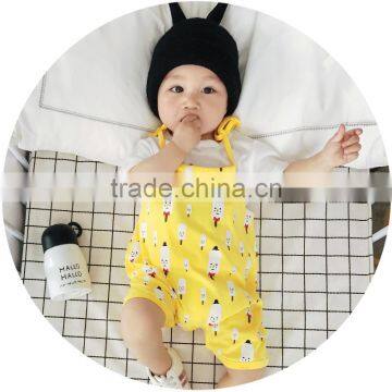 S17061A 2017 Summer Fashion Children Pants Baby Suspender Shorts photo-4