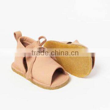 Guangdong Wholesale Shoe Soft Leather Baby Gladiator Sandals photo-2