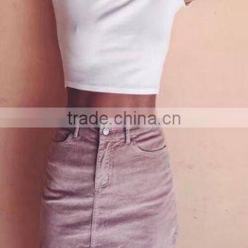 Runwaylover 151 Women Sexy Tight High Waist A-Line Mini Skirt photo-3