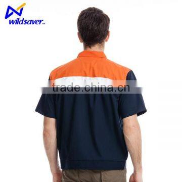 Reflective work shirts/led flashing workwear/safety work uniform