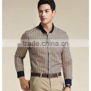 2017 Latest Fashionable Mens Stripe Shirt photo-2