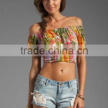 Printed Crop Top