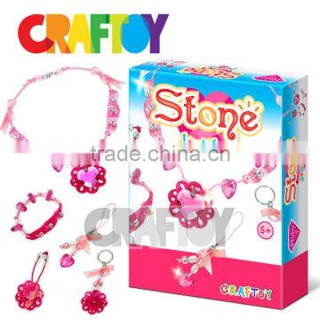 Make Your Stone Ruby Fashion Jewelry Set Kids Project photo-2