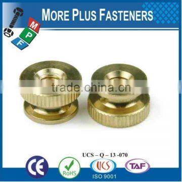 Made in Taiwan Brass Stainless Steel Solid Brass Knurled Thumb Nut photo-3