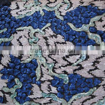 Sequins Fabric Sequins Tape Embroidery Fabric photo-6
