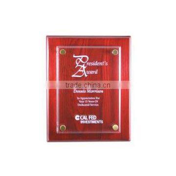 Wholesale Custom High Glossy Finish Blank Wooden Shield Plaque /trophy /awards For Gifts JKC-007