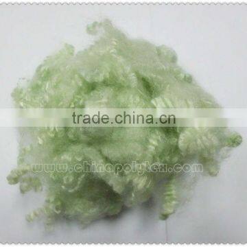 China Wholesale Dope Dyed Polyester Staple Fiber ,recycled Polyester Staple Fiber Filling HCS 7d ,15d Padding Use photo-2