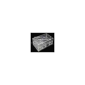 Laser Engraving Countertop Plexiglass Acrylic Product Display / Storage Drawer