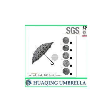 LS-003 automatic, windproof straight lady umbrella