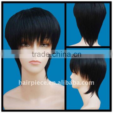 new style handsome men's wig (factory direct sale)