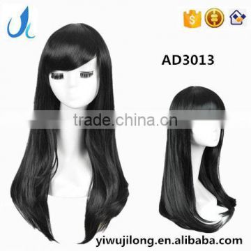 Cheap hot sale fashion synthetic wig long hair wig