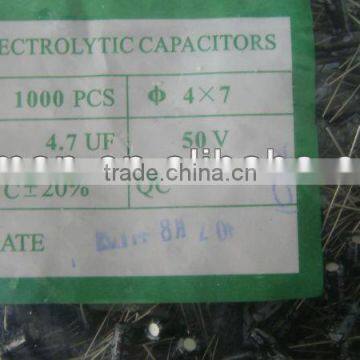 Electrolytic Capacitor 047uf50v 4x7 photo-3