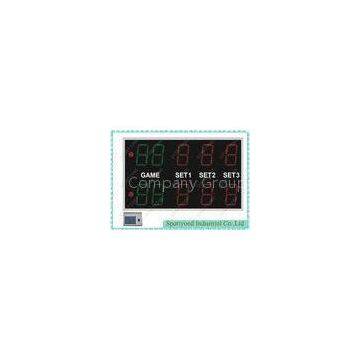 Sports Electronic Tennis Scoreboard With Wireless RF Control , Gymnasium Scoreboard