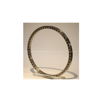 Thin section four-point contact bearing