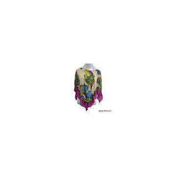 Sell Polyester Printed Summer Poncho