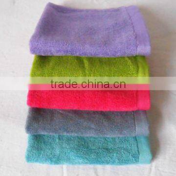 100% Bamboo towel plain weave solid color towel