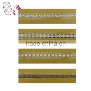 2013 Eco-friendly Hot Sale Deco Nail Stickers Latest Fashionable Bling 3D Nail Stickers