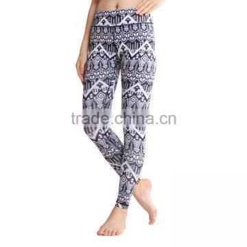 Symmetry Printing Thin Unique High Waisted Push Up Yoga Pants