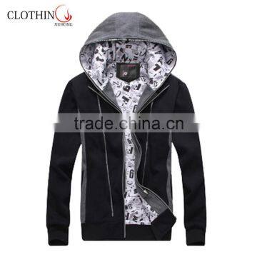 Blank zip up quality wholesale plain hoodies