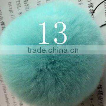 YR638 Cheap Real Fur Pom/Genuine Rex Rabbit Fur Pom Pom/Cute Fur Accesory photo-4