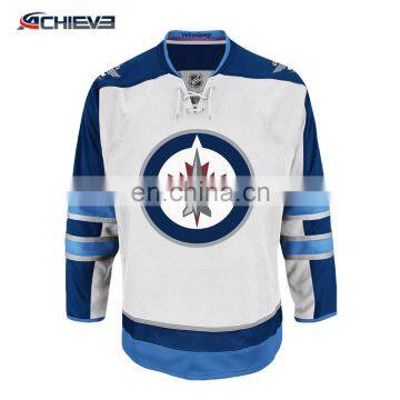 reversibel ice hockey jersey custom sublimation in china