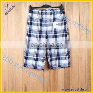 Custom High Quality Summer Casual Youth Uniform School Shorts For Boys