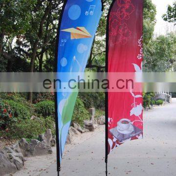 High Quality Beach Flag With Flag Pole Base Design