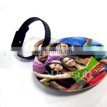 Customized personalized MDF blank garment tag/bag tag