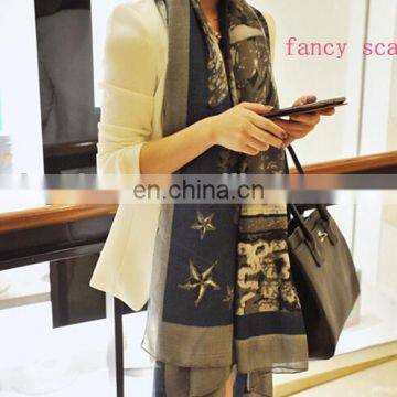 Most Fashion Very Long Brand Cotton Scarf